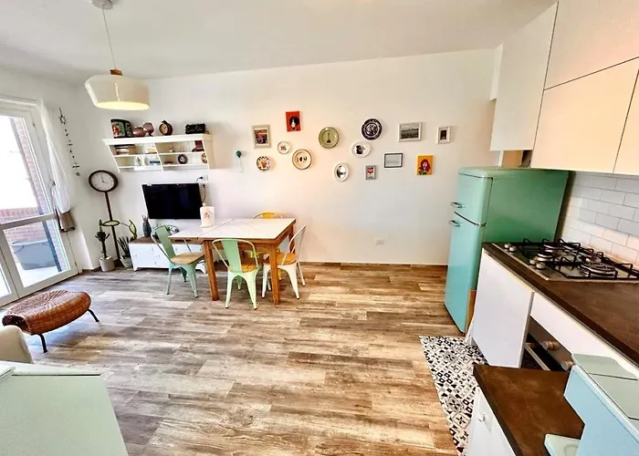 Lägenhet Malu Apartment, Wifi, Private Parking And Garden In Centre Sirolo